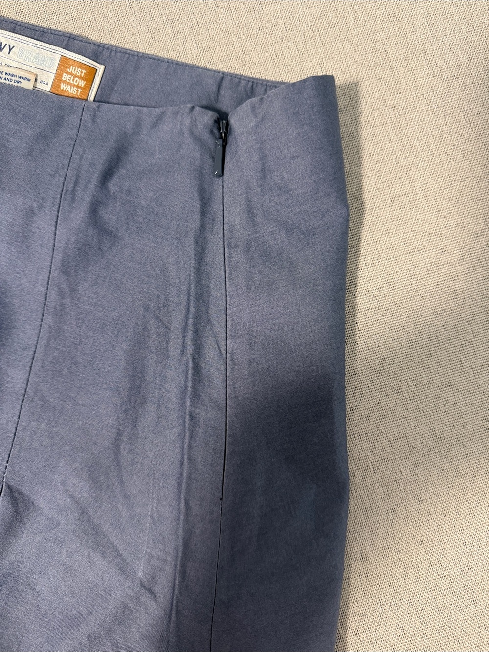 Old Navy  Blue A-Line Skirt with Coastal Print SZ4 - Picture 9 of 12